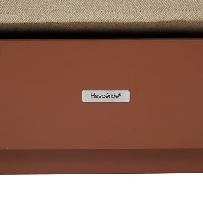 Chauffeuse de jardin ALLURE Beige / Acajou
