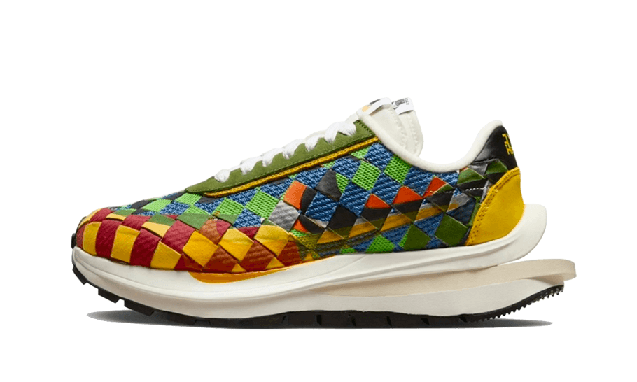 Nike Vaporwaffle Woven Sacai Jean Paul Gaultier Green Gusto