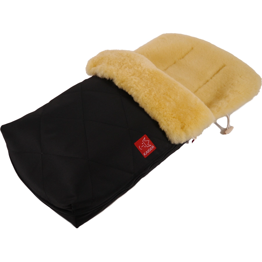 KAISER Winterfußsack Natura schwarz