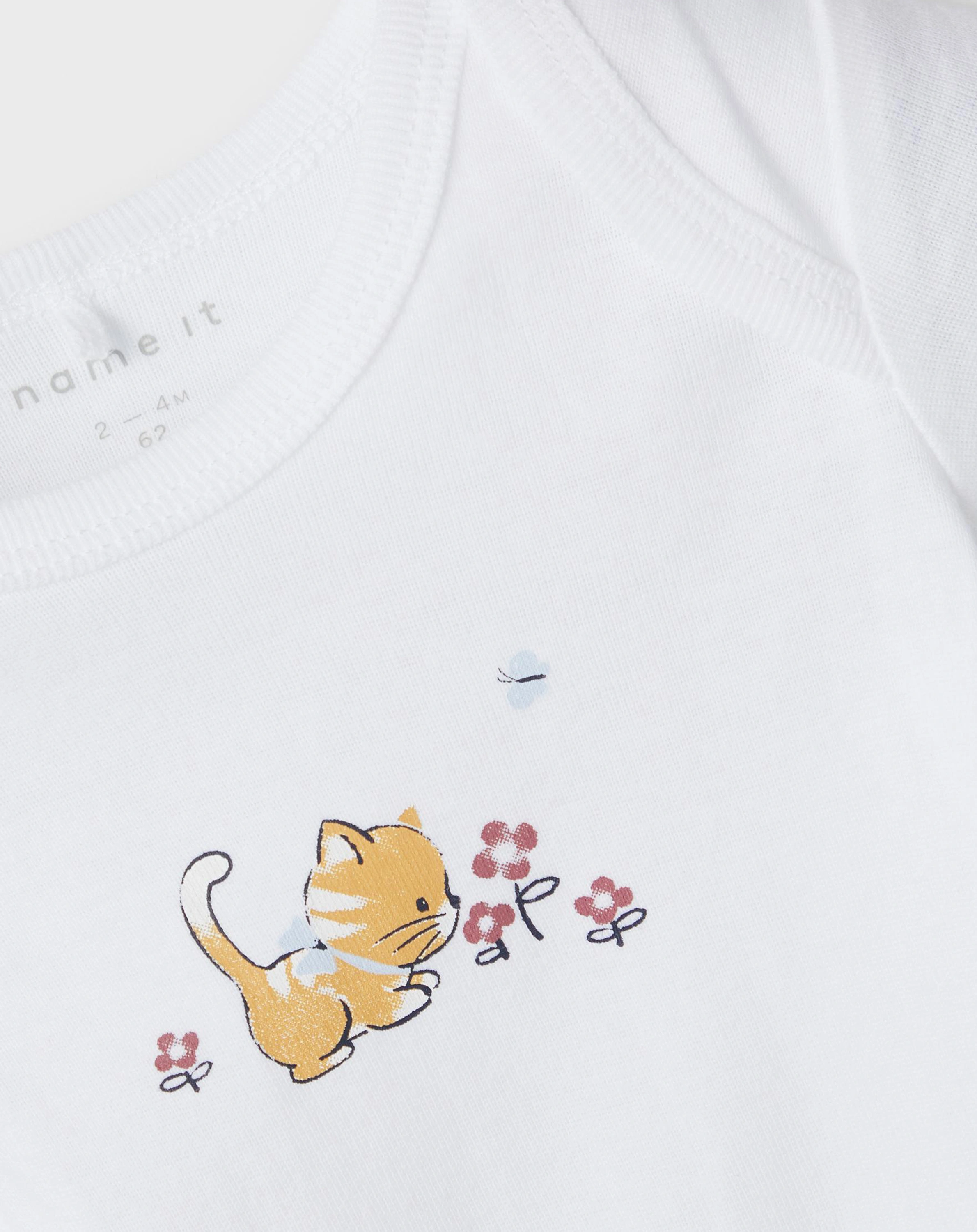 Kurzarm-Body NBFBODY - CAT 3er in valerian