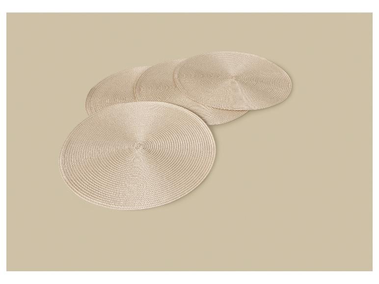 Set van 4 placemats 38 cm