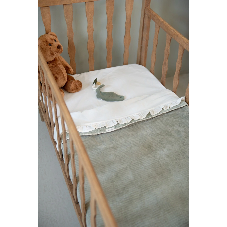 koeka Kinderdecke Plüsch Vik Grün