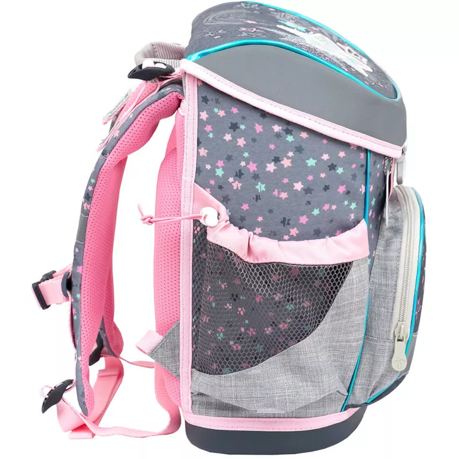 Belmil Schulranzen Mini Fit Schulranzen Set 5-teilig mit Brustgurt Shine like a Star