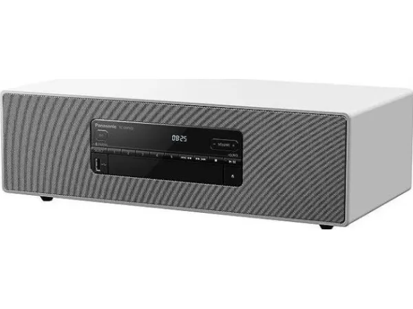 Panasonic SC-DM502 - Audiosystem - 2 x 20 Watt - hvid