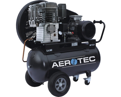 Aerotec 780-90 PRO 90L 10 bar oliegesmeerde compressor 400 V