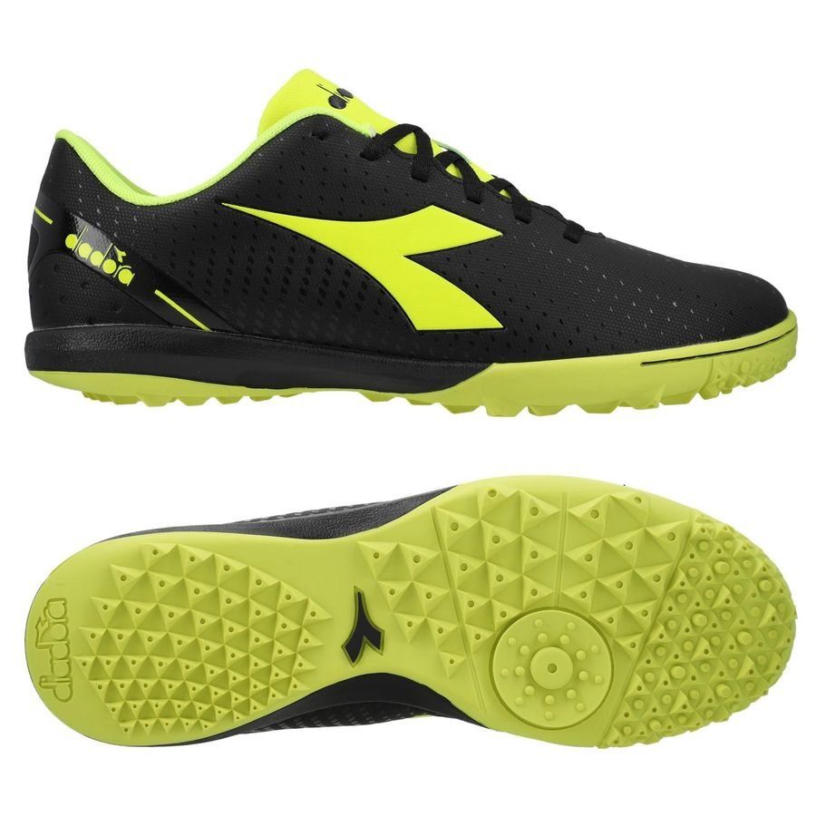 Diadora Pichichi 5 TF - Noir/Jaune Fluo