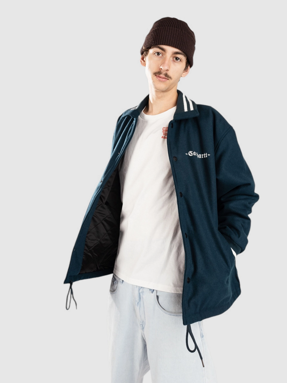 Carhartt WIP Wool Coach Jacket deep lagoon/wax