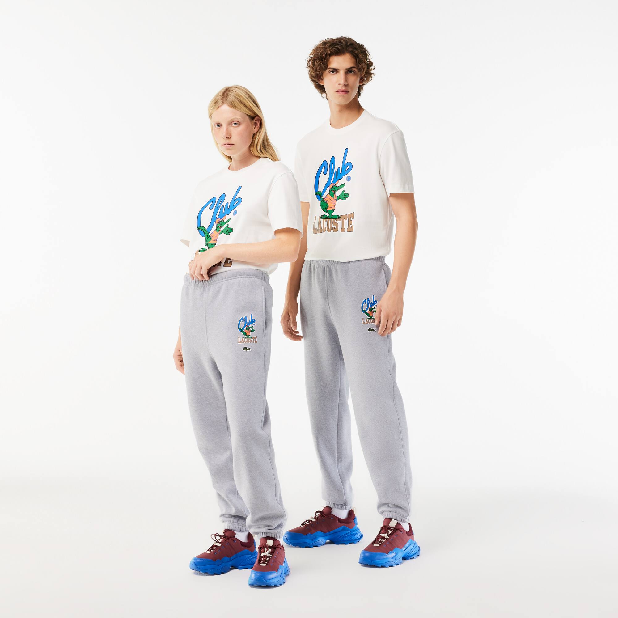 Jogginghose mit Kultigem Aufdruck Trainingshosen - Grau - Lacoste - Unisex