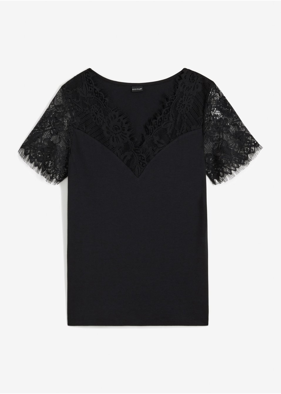 T-shirt avec dentelle