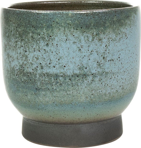 TS bloempot Linn op voet blauw D 15 H 15 cm