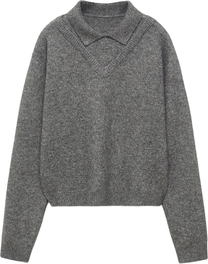 MANGO SWEATER. -- SCHOOL Charcoal