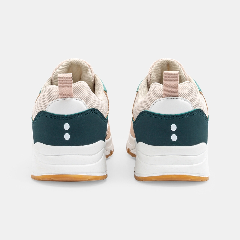 Baskets running vertes fille