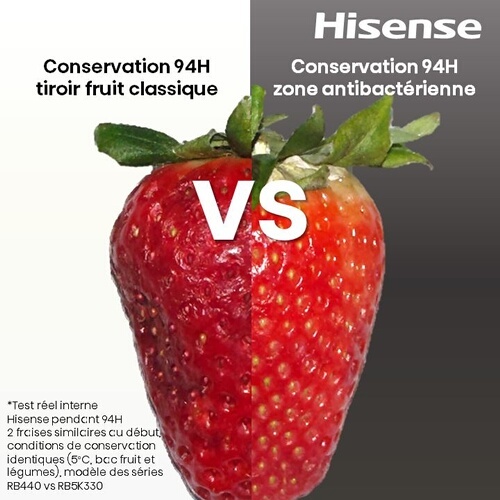 Réfrigérateur congélateur en bas Hisense RB5P410SACC