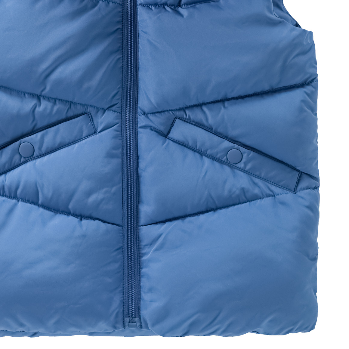 Topolino Jungen Steppweste mit Kapuze blau