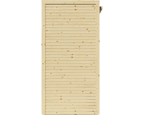 Bertilo Cubico 1 Fineline Rhombus profiel tuinhuis, 207 x 110 cm, naturel
