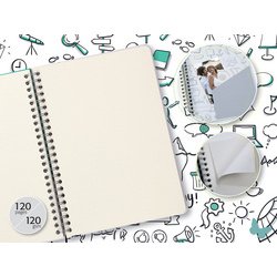 Carnet de notes à spirale Jolie 'SKETCH Book', A5