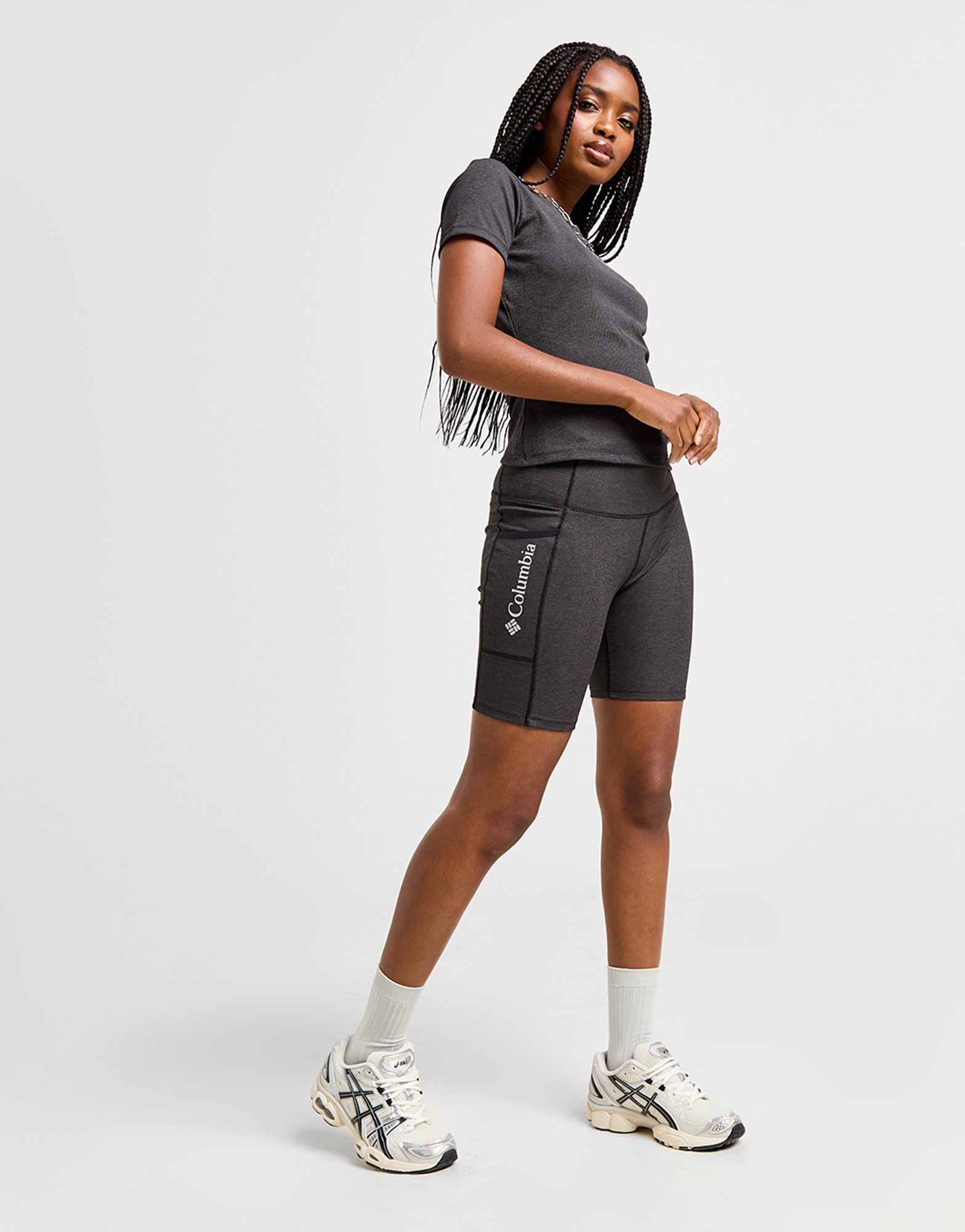 Columbia Short Cycliste Hike Ribbed Femme