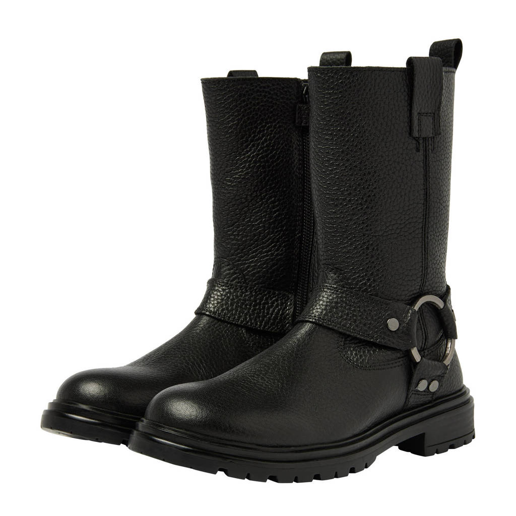Vingino Cariceleren bikerboots zwart