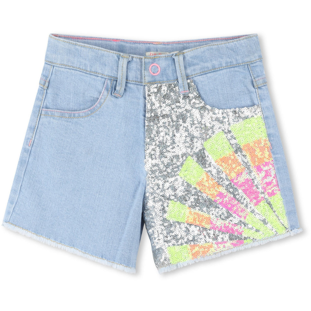 Køb Billieblush Double Stone+Bleach Denim Shorts