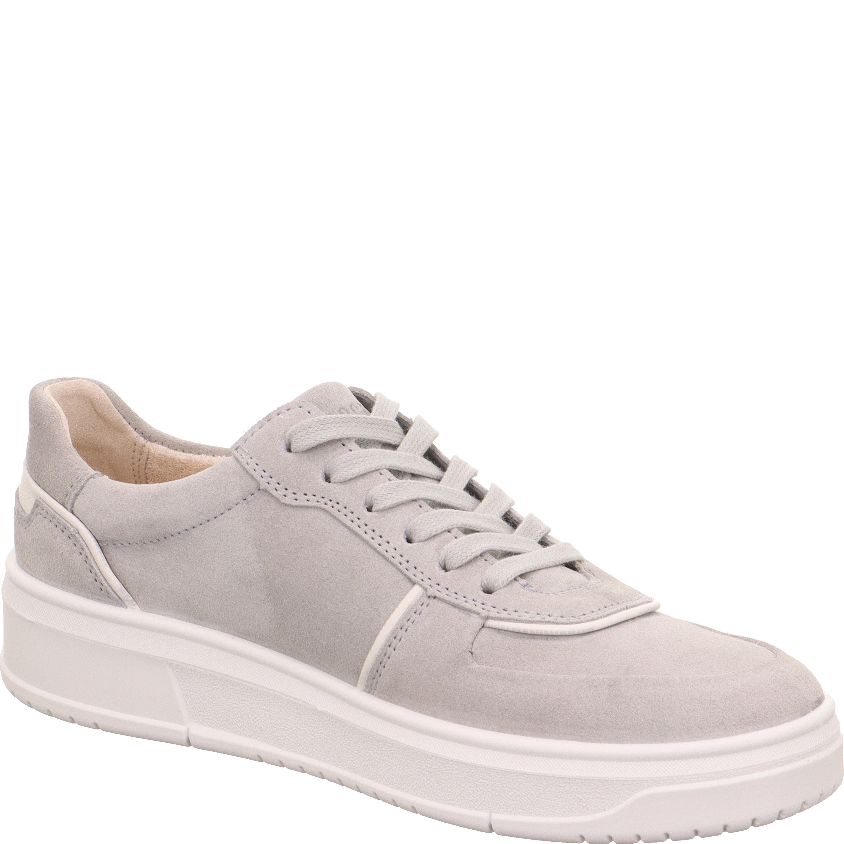 legero REJOISE Damen  Sneaker low mit Schnürung - Farbe: Aluminio - Größe: 7.5