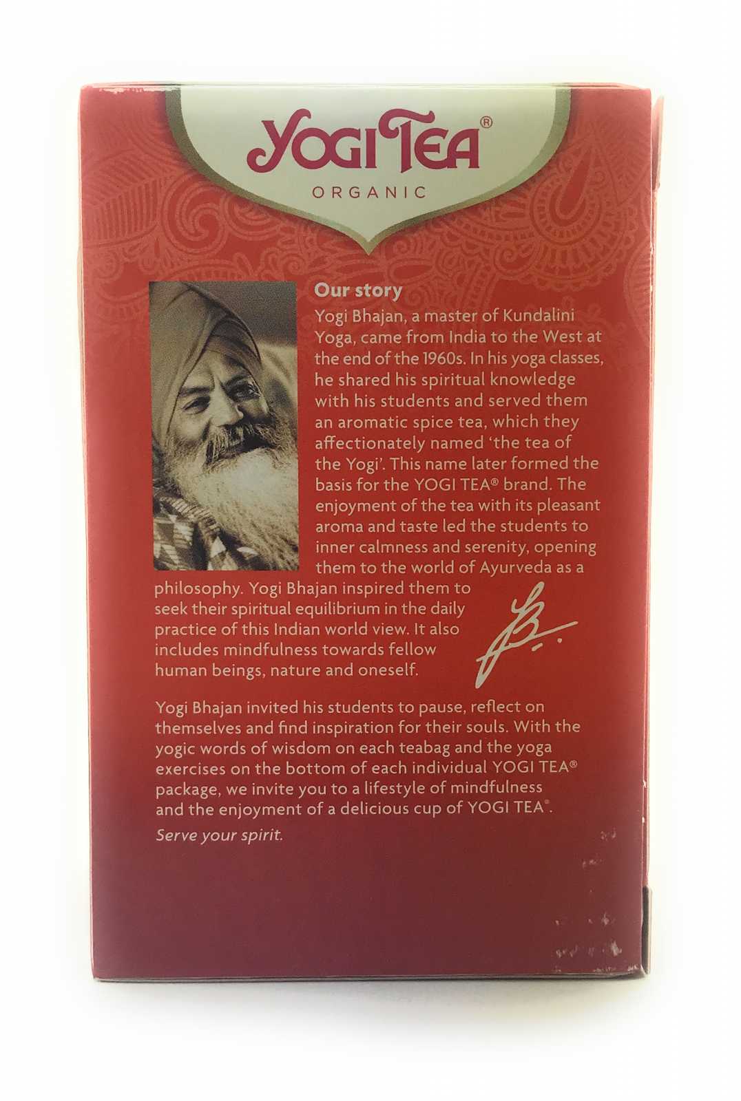 Chá Yogi Tea Rooibos Baunilha Hora de Dormir, 17 sachês
