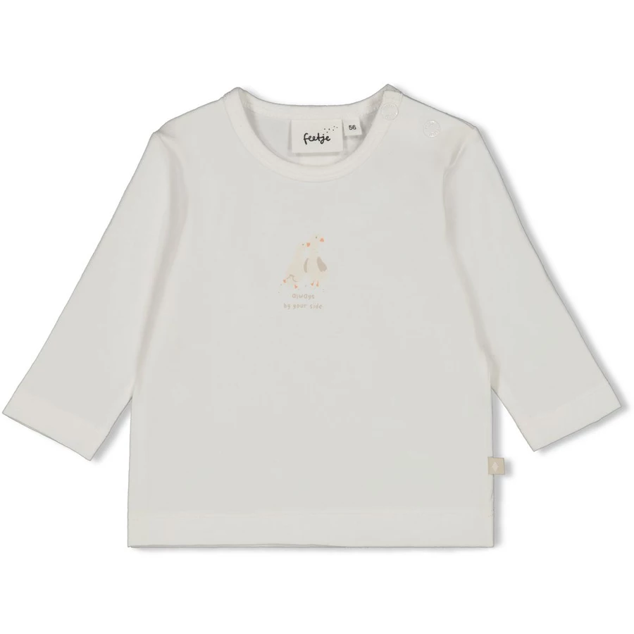 Feetje Langarmshirt Little Duck Offwhite