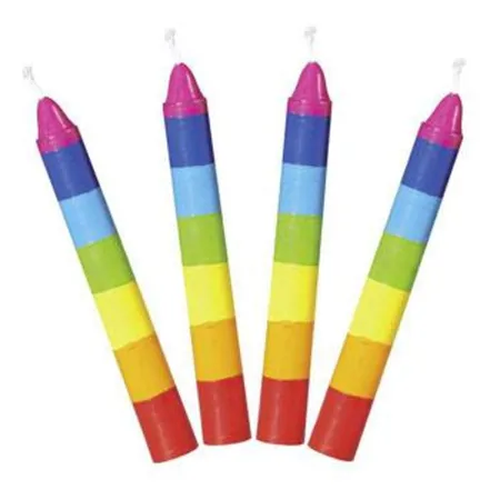 goki Geburtstagskerzen bunt, 4 Stück