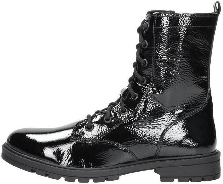 Sub55 Veterschoen hoog Veterschoen hoog Zwart lak