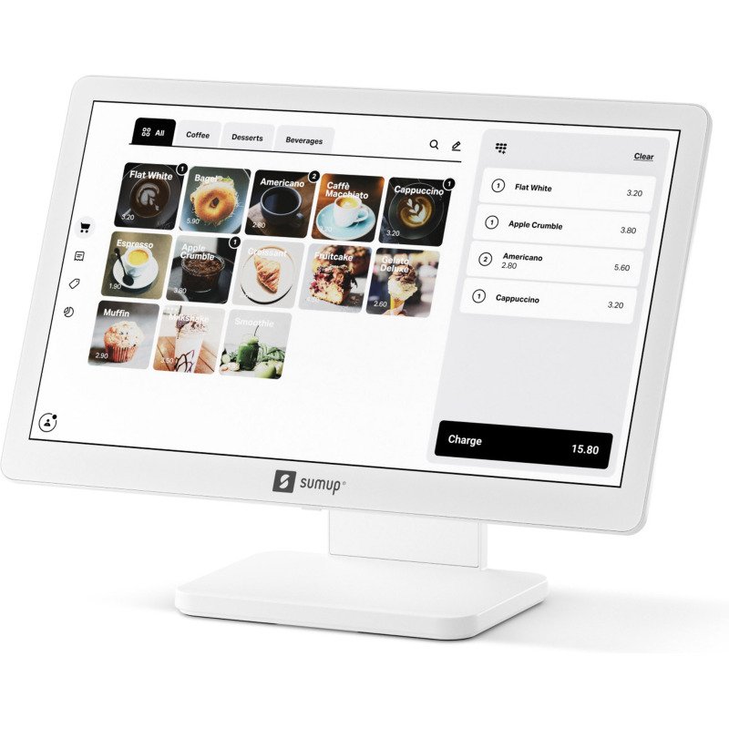 SUMUP Caisse enregistreuse POS Lite + lecteur de cartes à puce Solo - Ecran tactile