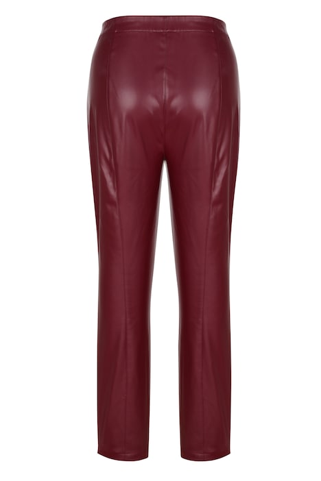 Lederoptik-Leggings, Elastikbund