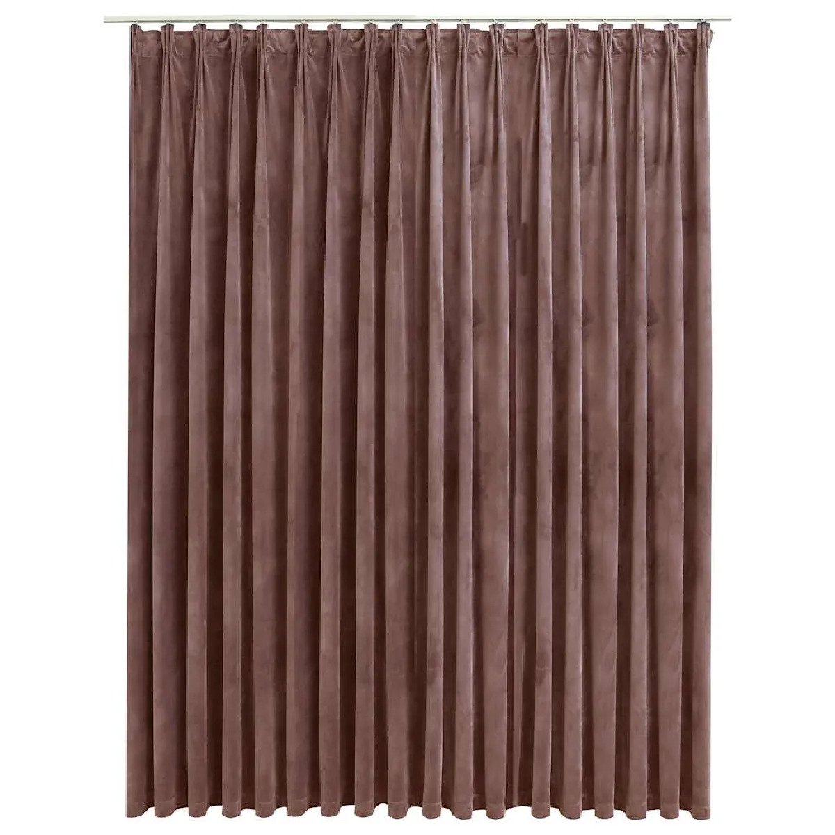 vidaXL Rideau occultant Velours Rose Antique 290x245 cm