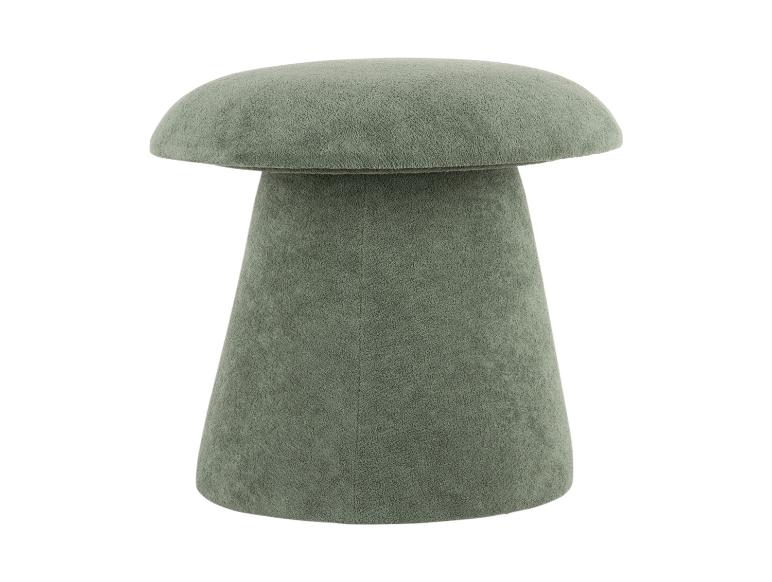 Pouf Mushroom brushed velvet grayed jade