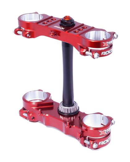 Tés de fourche Xtrig ROCS Pro Supermotard Offset Ø14-16mm rouge