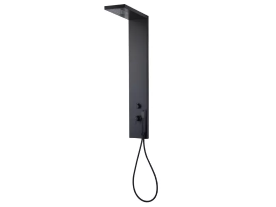 Essekadra panneau de douche noir - Essebagno