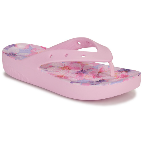 Crocs - CLPLATFORMCHERRYBLOSSOMFLIP - Rose / Violet