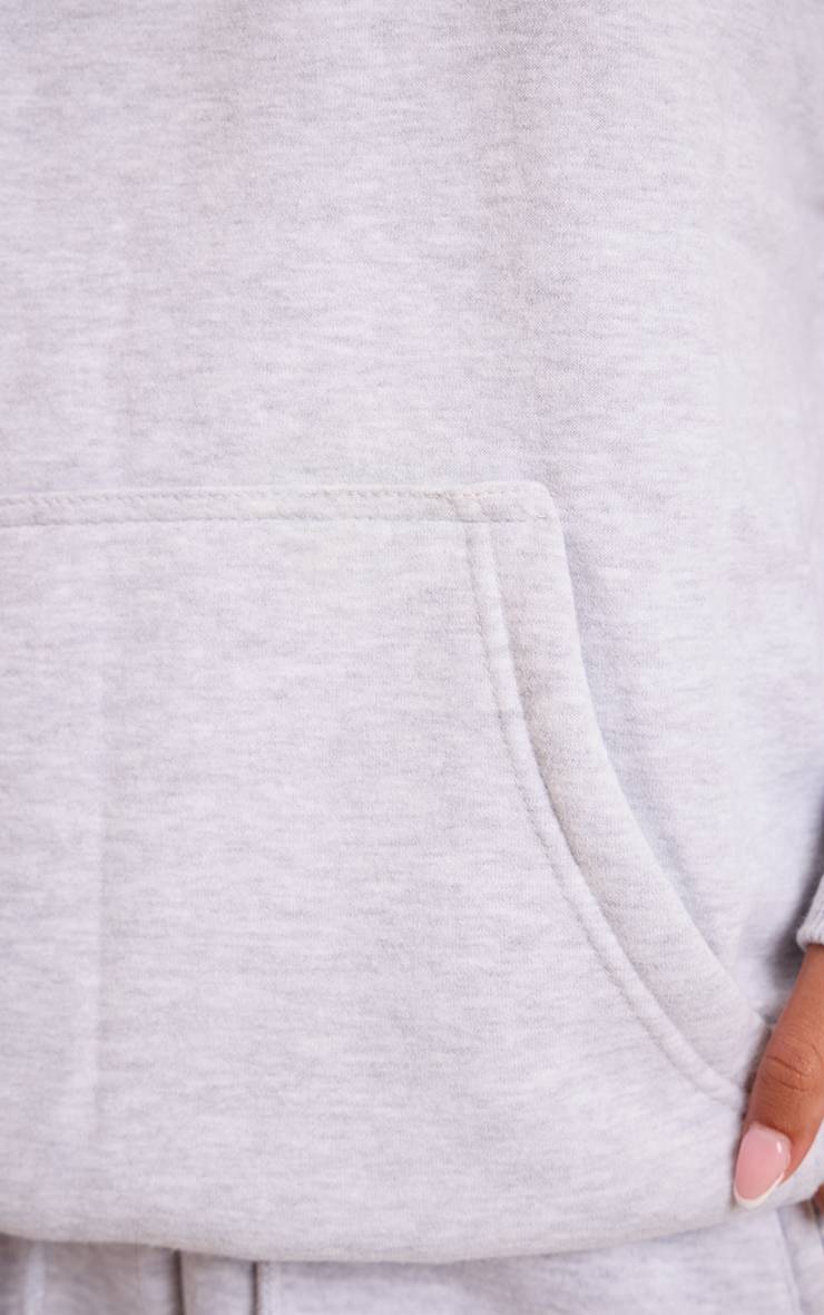 Gris Cendré Sweat À Casynthétiqueche Oversize Grande Taille À Enfiler