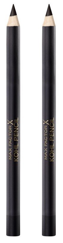 Max Factor - 2 x Eyeliner Blyant - Sort