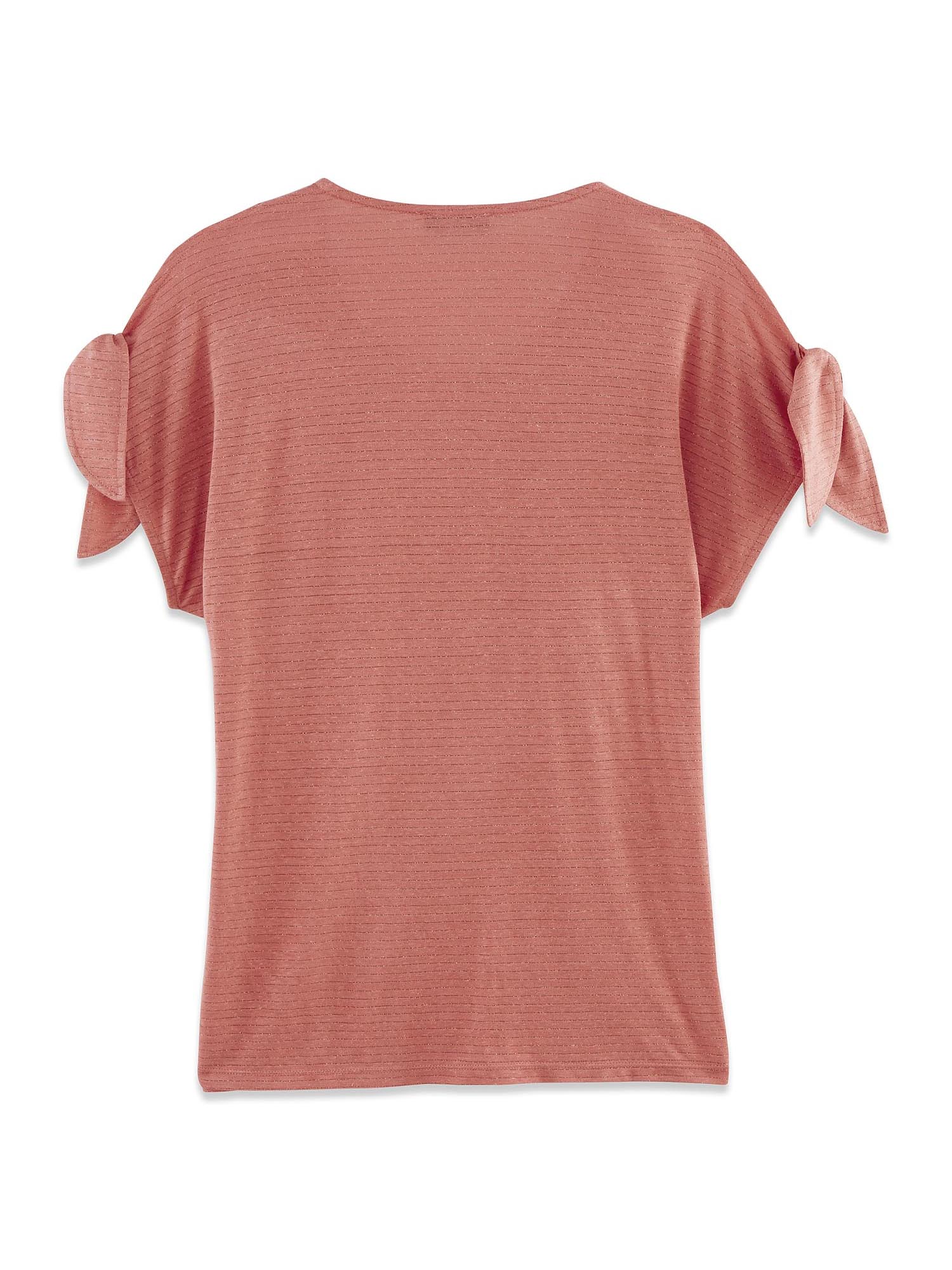 Tee-Shirt Femme Emmanchure Fantaisie Rose