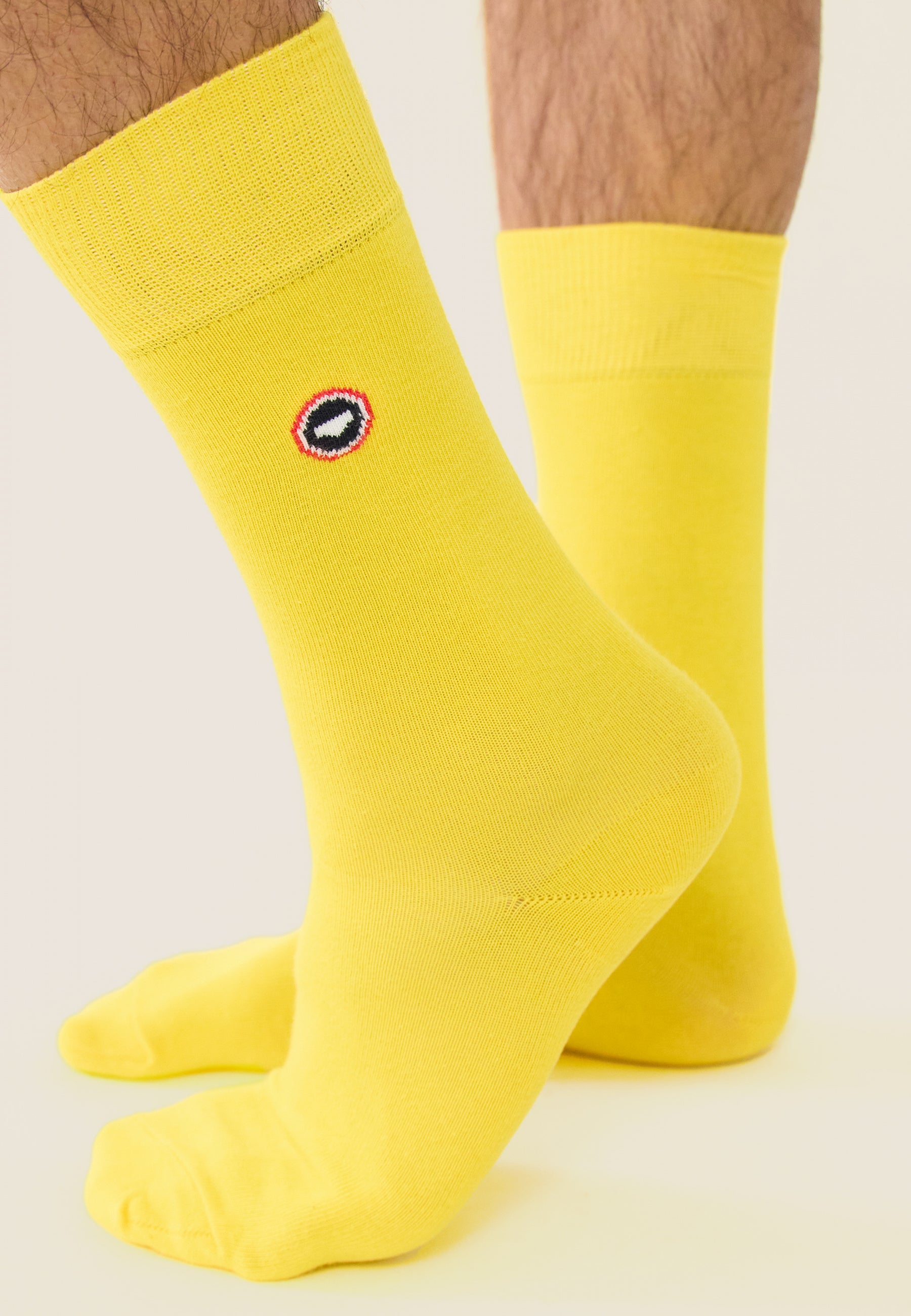 Chaussettes mi-hautes-Lucas Uni Cire