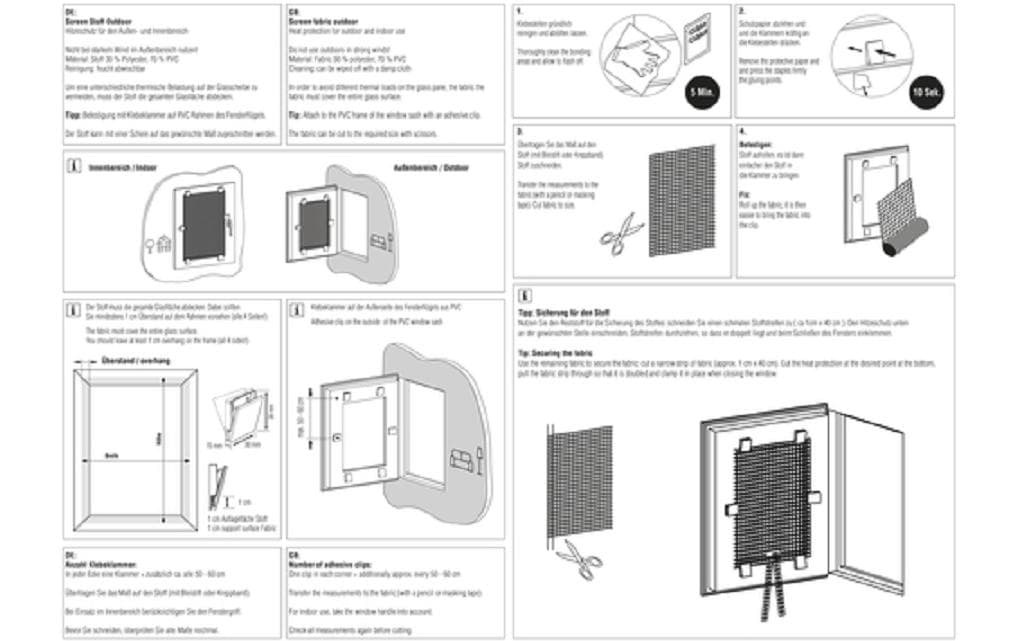 GARDINIA Sonnenschutz »Outdoor« Saugnäpfe
