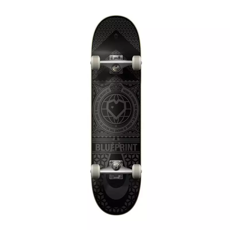 Skate BLUEPRINT Home Heart Noir/Gris 7.75