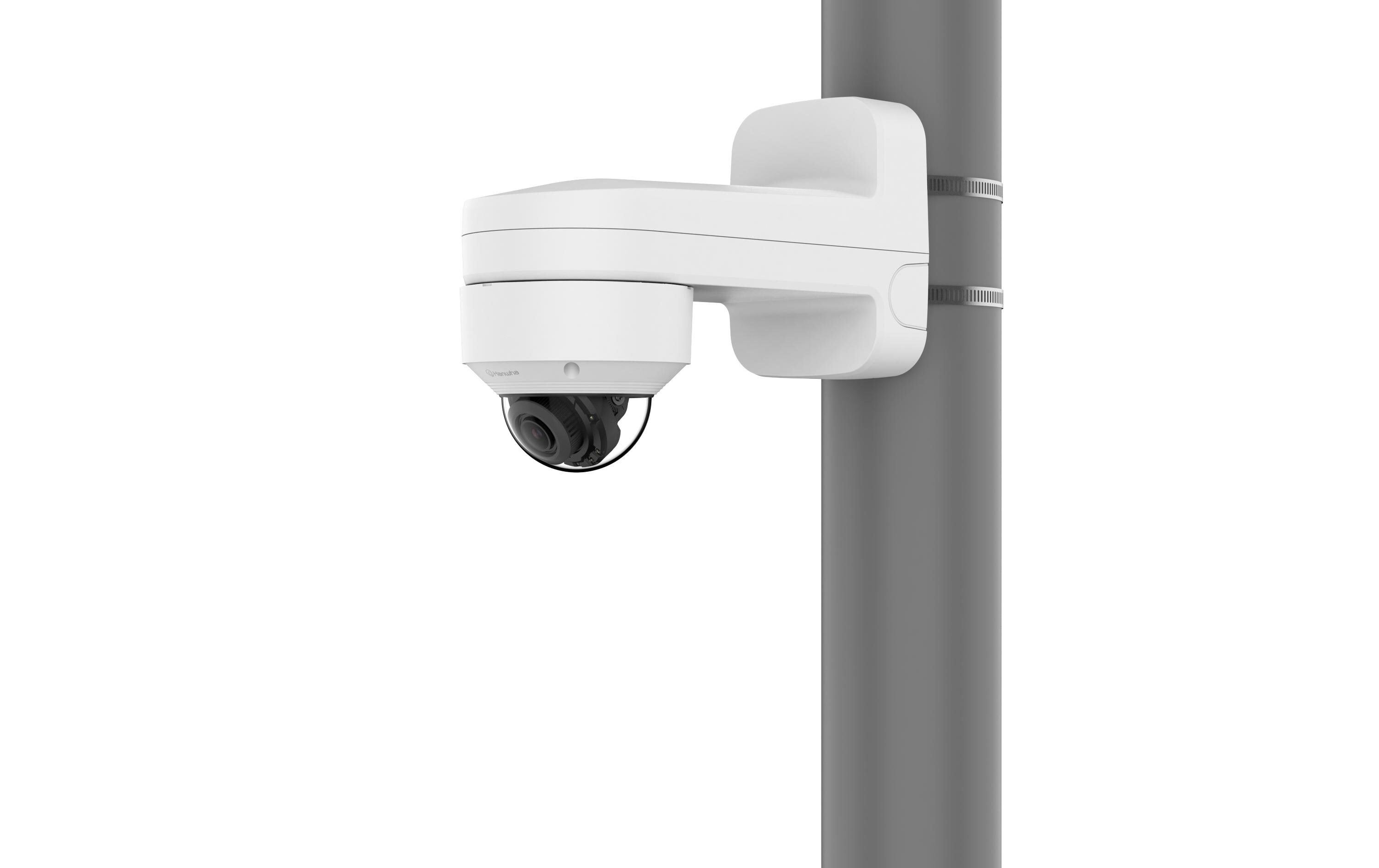 Kamerahalterung SBP-250WMW Weiss 1 Stück<br>Wand- und Pfostenhalterung für maximale Stabilität und Flexibilität bei der Montage von Sicherheitskameras