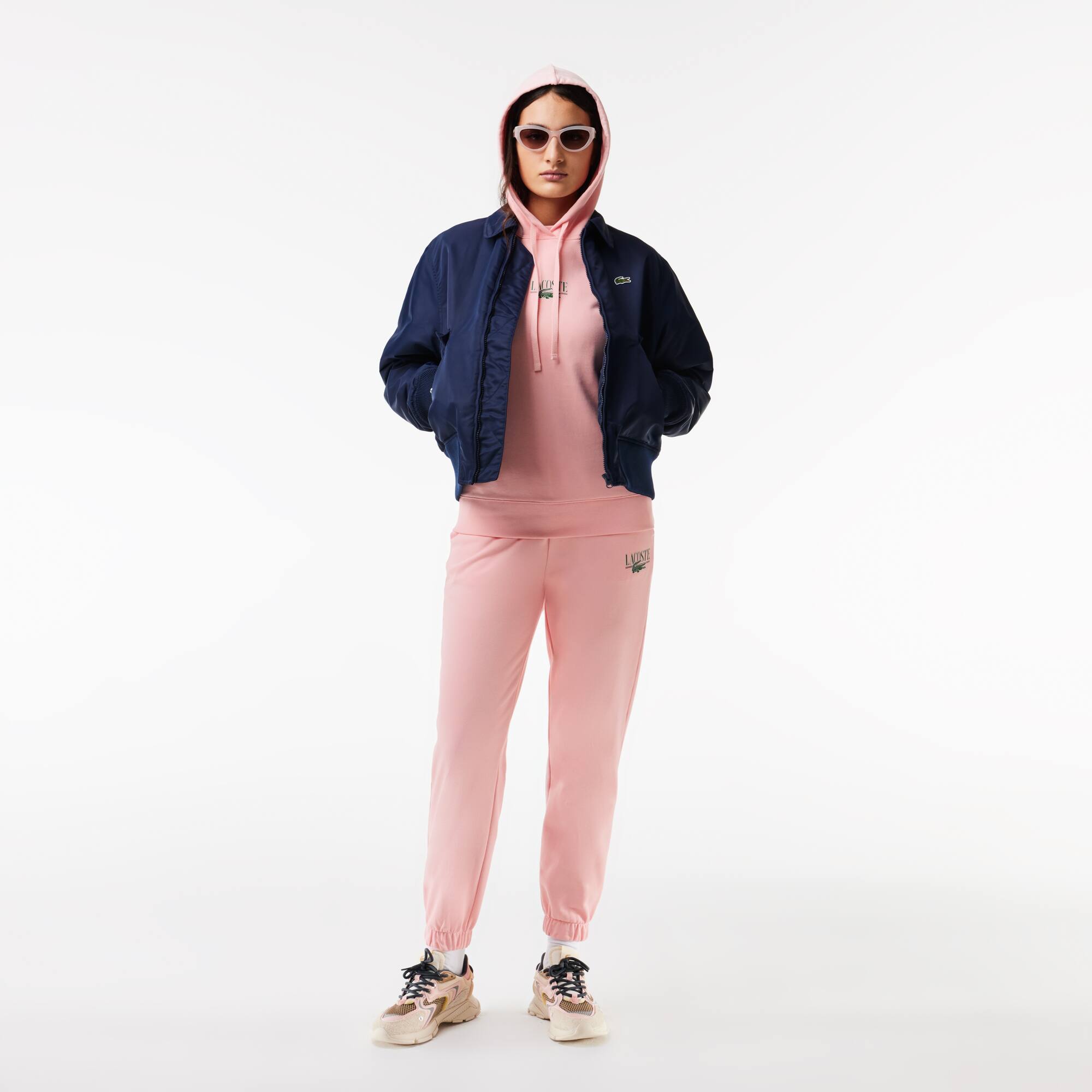 Jogger Hoodie mit LACOSTE-Aufdruck Sweatshirts - Rosa - Lacoste - Damen