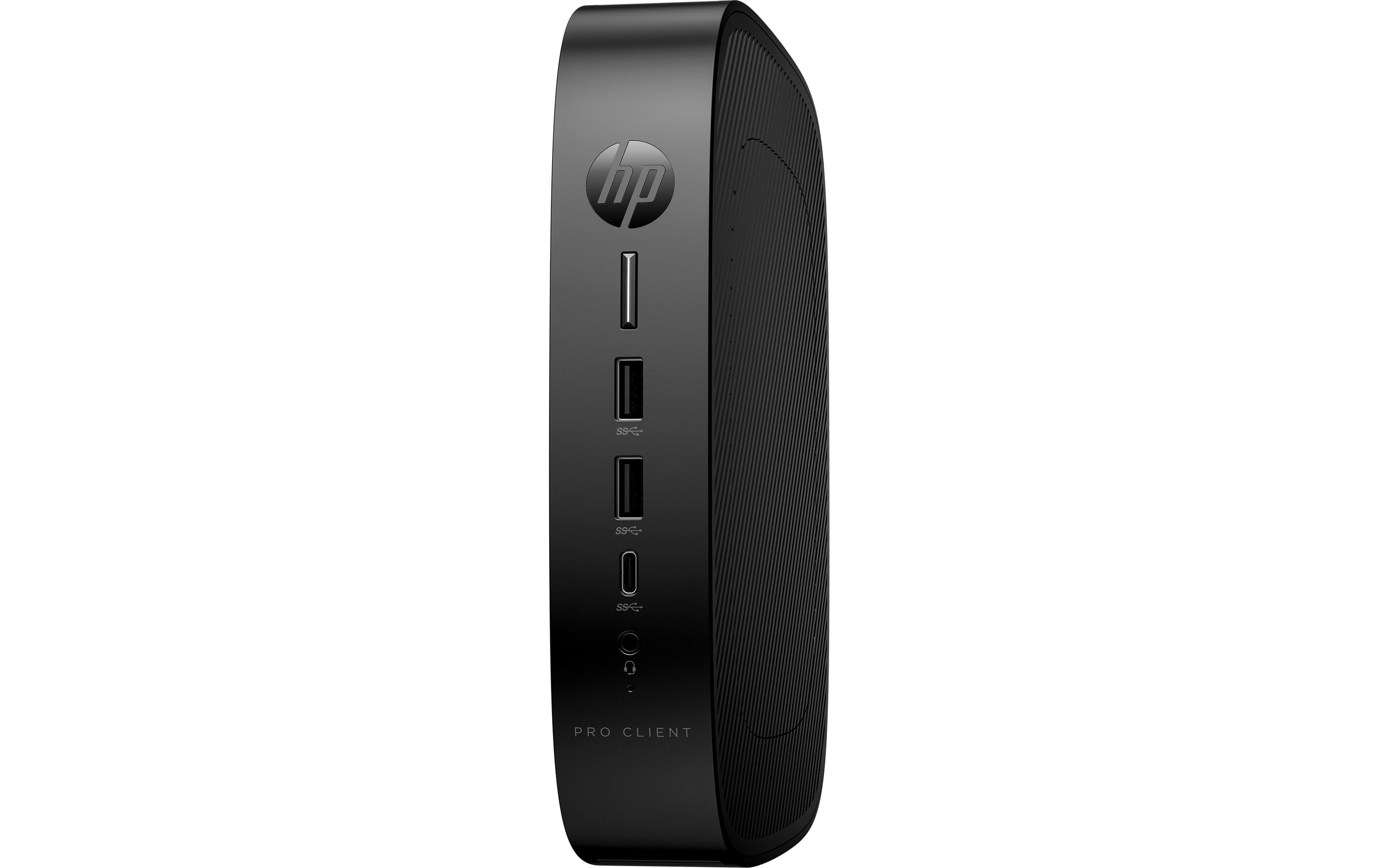 Thin Client t550 5H0M6EA Intel Celeron J6412<br>Thin-Client im winzigen USFF-Gehäuse für virtuelle Desktop-Lösungen mit vielen Sicherheitsfeatures