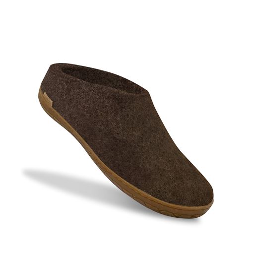 Glerups Slip-on Hjemmesko, Nature Brown, 47