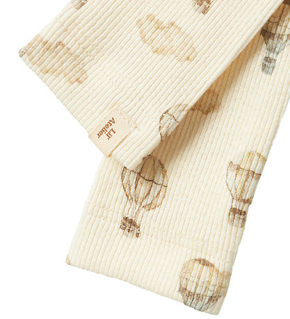 Lil' Atelier Leggings - Rib - NmnGavo - Turteltaube/Air BALLON
