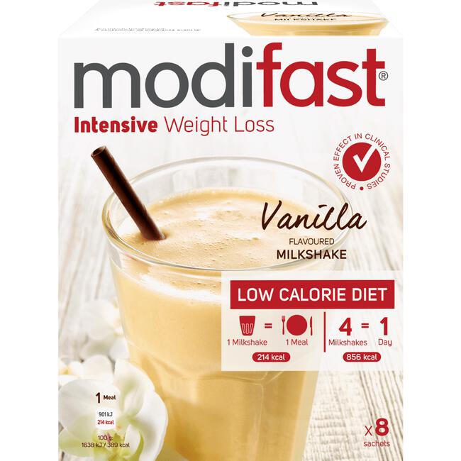 Modifast Intensive Weight Loss Milkshake Vanilla 8 zakjes