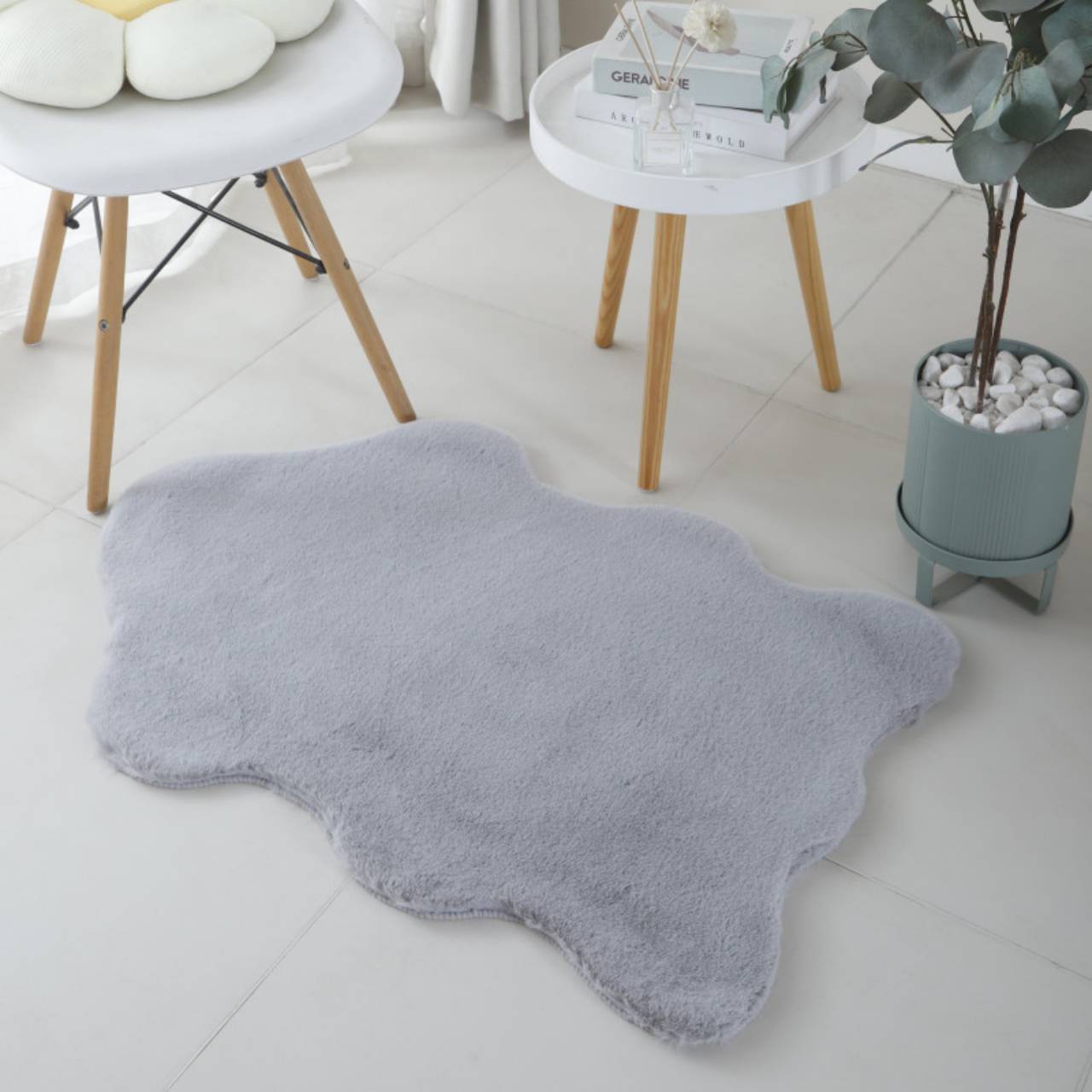 Teppich, Super Weich, Kunstfell, Flauschig, Waschbarer Kinderzimmer, Babyzimmer
