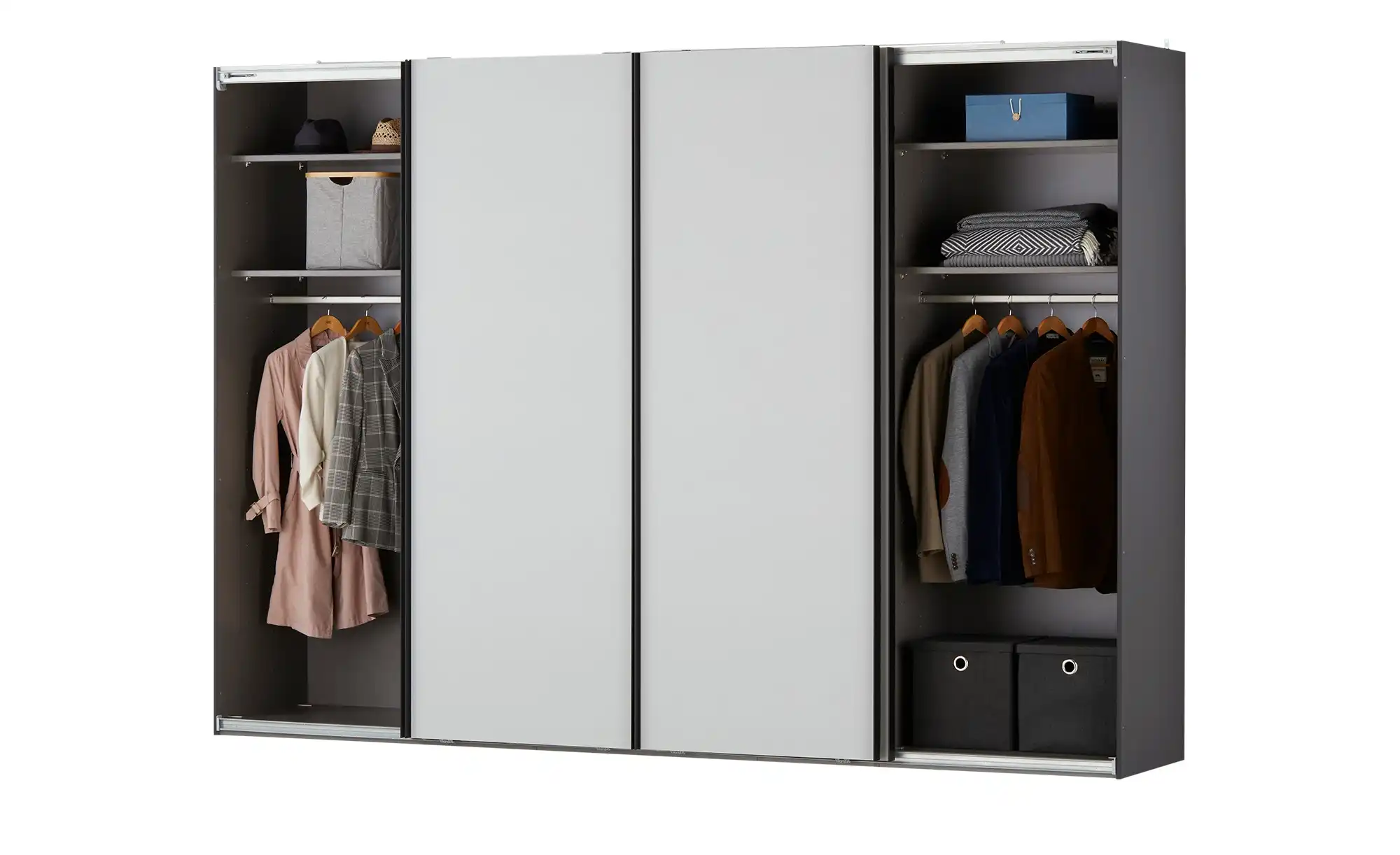 Schwebetürenschrank mit Panoramaöffnung Marcato 2.0