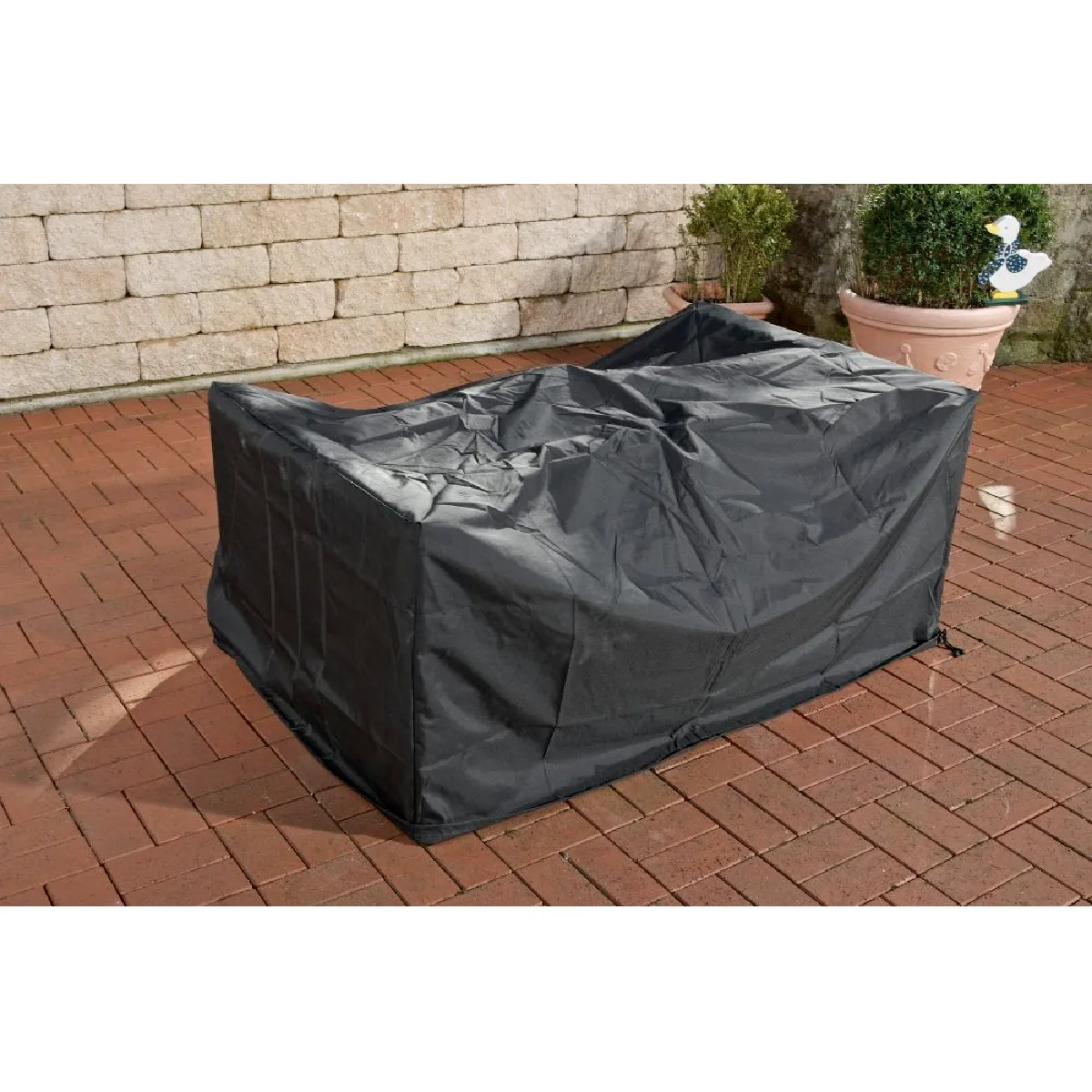 Decoshop26 Housse de Protection Jardin - Noir - 85x100x68 CM